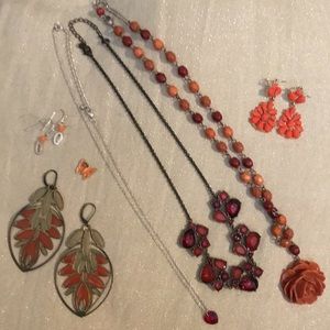 🛍GRAB BAG JEWELRY - RED/ORANGE!
